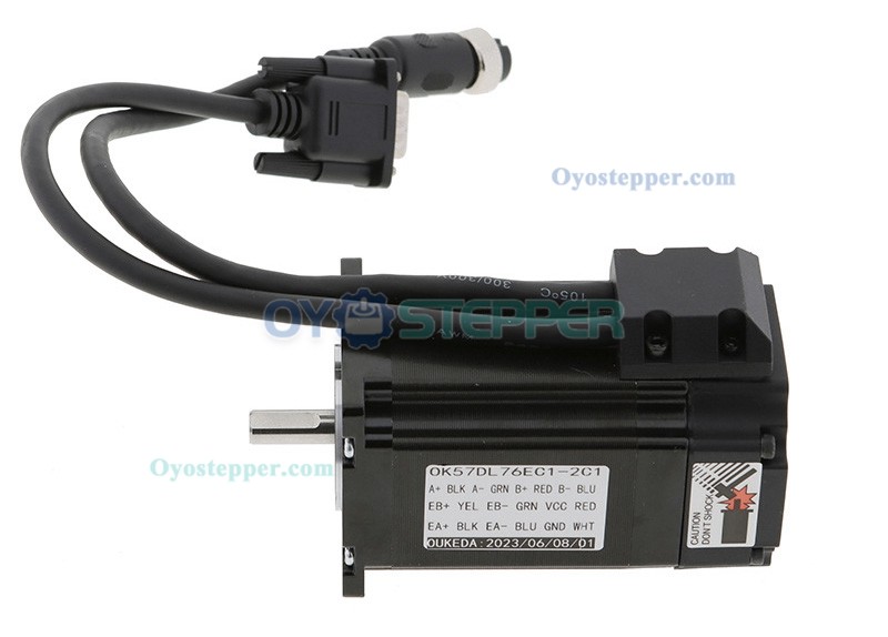 Oukeda NEMA 23 Closed-loop Stepper Motor with Encoder 2Nm 1.8 Deg 2 Phase 57 x 57 mm